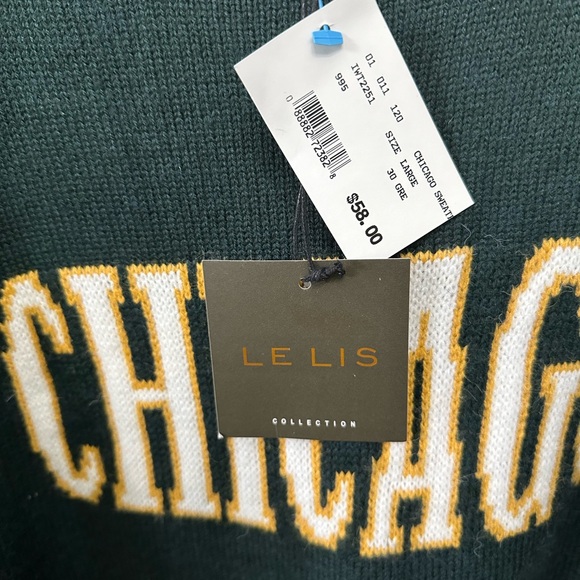 Comfy oversized beautiful green sweater. - Picture 4 of 4